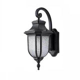 Vintage Black Outdoor Waterproof Wall Lantern Light Image - 6