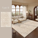 Vintage Bohemian Anti-Slip Machine Washable Area Rug Image - 8