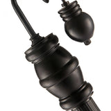Vintage Bowl Black Metal Floor Lamp with Foot Switch Image - 11