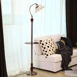 Vintage Bowl Black Metal Floor Lamp with Foot Switch Image - 15