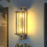 Vintage Bronze Hexagonal Metal Exterior Wall Lights Image - 4