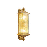 Vintage Bronze Hexagonal Metal Exterior Wall Lights Image - 7