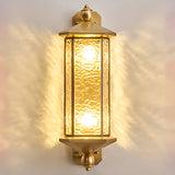 Vintage Bronze Hexagonal Metal Exterior Wall Lights Image - 8
