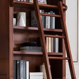 Vintage Brown Wood Large Capacity Organizing  Bookcase Image - 5
