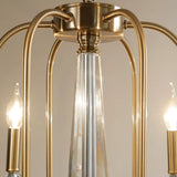 Vintage Candelabrum Brass Living Room Gold Chandelier Image - 11