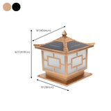 Vintage Chinese Bronze Outdoor Solar Lantern Table Lamp Image - 14