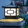 Vintage Chinese Bronze Outdoor Solar Lantern Table Lamp Image - 4