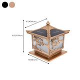 Vintage Chinese Carved Pavilion Outdoor Lantern Lamp Image - 15