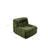 Vintage Compressed Sofa in a Box with Channel Quilting Image - 8