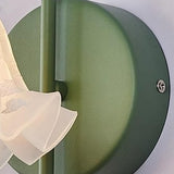 Vintage Design Green Floral Wall Sconce Image - 19