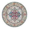 Vintage Floral Round Medallion Anti-Slip Area Rug Image - 7