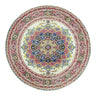 Vintage Floral Round Medallion Anti-Slip Area Rug Image - 8