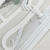 Vintage Geometric Metal Outdoor Wall Lamp White Dimming Image - 8