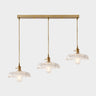 Vintage Glass Pendant Island Ceiling Lights Set Image - 19