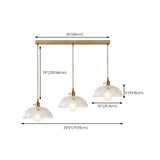 Vintage Glass Pendant Island Ceiling Lights Set Image - 25