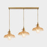Vintage Glass Pendant Island Ceiling Lights Set Image - 8