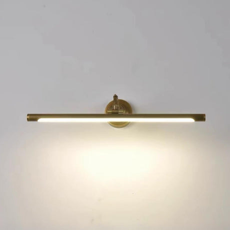 Vintage Gold Cylinder LED Vanity Mirror Light  Image - 2