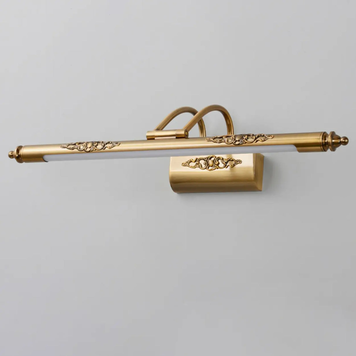 Vintage Gold Linear LED Mirrors Vanity Light Fixture Image - 10