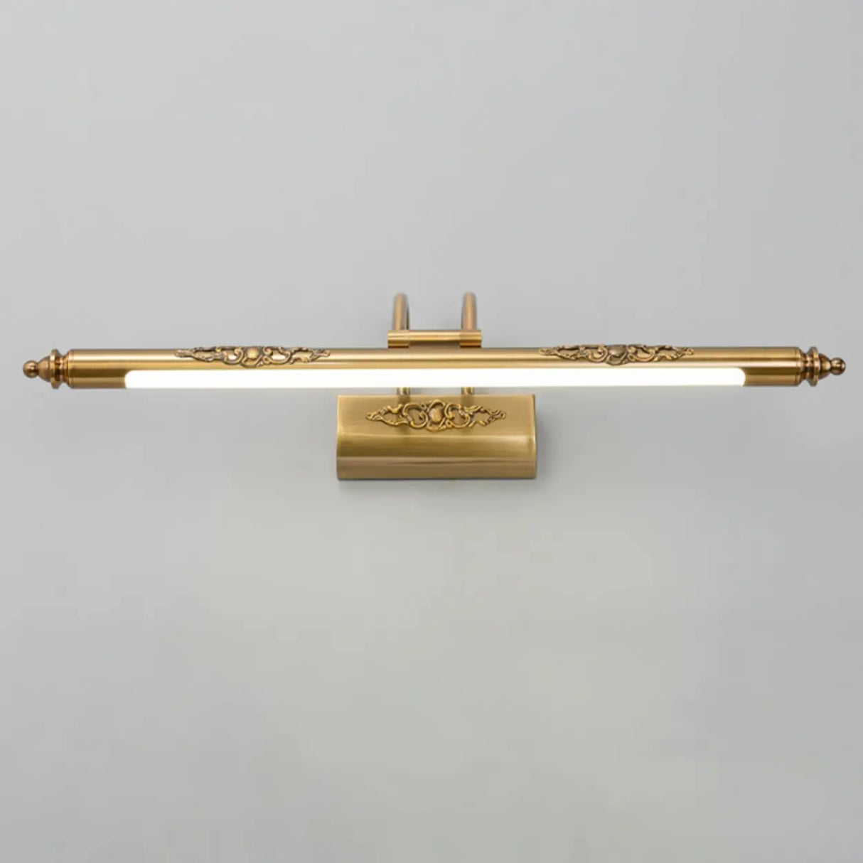 Vintage Gold Linear LED Mirrors Vanity Light Fixture Image - 12
