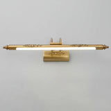 Vintage Gold Linear LED Mirrors Vanity Light Fixture Image - 12