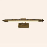 Vintage Gold Linear LED Mirrors Vanity Light Fixture Image - 2