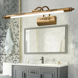 Vintage Gold Linear LED Mirrors Vanity Light Fixture Image - 7