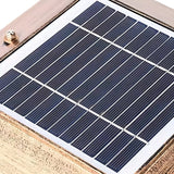 Vintage Gold Square Solar Lantern Outdoor Garden Lamp Image - 9