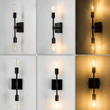Vintage Industrial Double Bulb Vanity Wall Light Image - 11