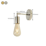 Vintage Industrial Double Bulb Vanity Wall Light Image - 16