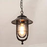 Vintage Industrial Lantern Outdoor Pendant Light Image - 5