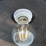 Vintage Industrial Outdoor Cone Metal Wall Sconce Image - 14