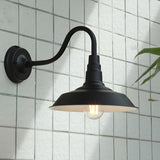 Vintage Industrial Outdoor Cone Metal Wall Sconce Image - 15