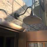 Vintage Industrial Outdoor Cone Metal Wall Sconce Image - 17