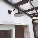 Vintage Industrial Outdoor Cone Metal Wall Sconce Image - 18