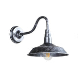 Vintage Industrial Outdoor Cone Metal Wall Sconce Image - 3