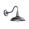 Vintage Industrial Outdoor Cone Metal Wall Sconce Image - 3