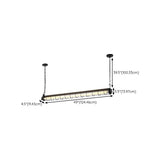 Vintage Industrial Strip Kitchen Island Pendant Light Image - 14