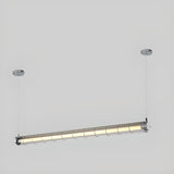 Vintage Industrial Strip Kitchen Island Pendant Light Image - 7