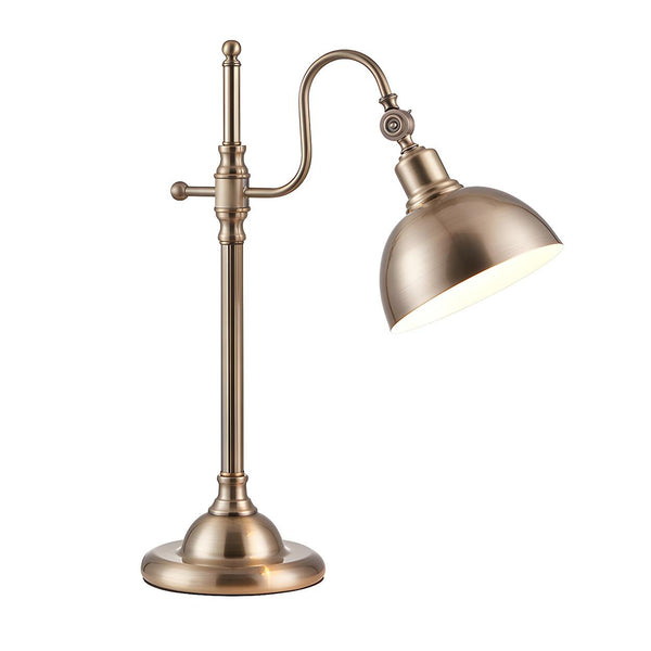 Vintage Luxury Golden Bell Bronze Bedside Table Lamp – Homebaa