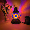 Vintage Moroccan Turkish Portable Glass Table Lamp Image - 12