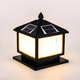 Vintage Oriental Solar Metal Outdoor Lantern Lamp Image - 9