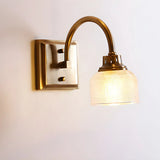 Vintage Prismatic Glass 2 Blubs Bathroom Vanity Light Image - 5