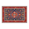 Vintage Rectangle Area Rug Tribal Pattern Area Rug Image - 5