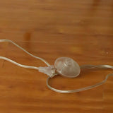 Vintage Scalloped Shade Gold Metal LED Floor Lamp Image - 14