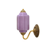 Vintage Shabby Chic Glass Steel Base Dimmable Wall Sconce Image - 15