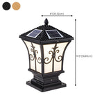 Vintage Solar Lantern Metal Outdoor Garden Table Lamp Image - 21