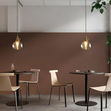 Vintage Transparent Glass Pendant Light Image - 23