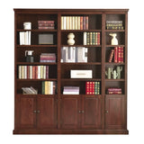 Vintage Vertical Solid Walnut Tall Storage Bookcase Image - 10