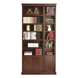 Vintage Vertical Solid Walnut Tall Storage Bookcase Image - 5
