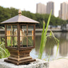 Vintage Waterproof Outdoor Black Wall Lantern Sconce Image - 6